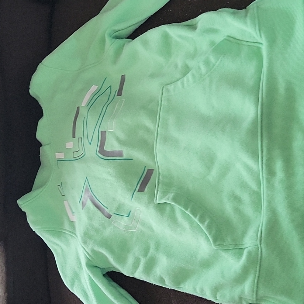 Girls XS Lime Green Under Armour Sweatshirt